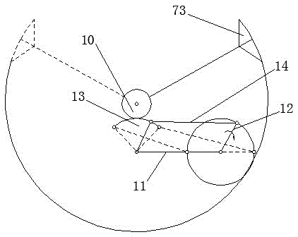 Circulating milling device