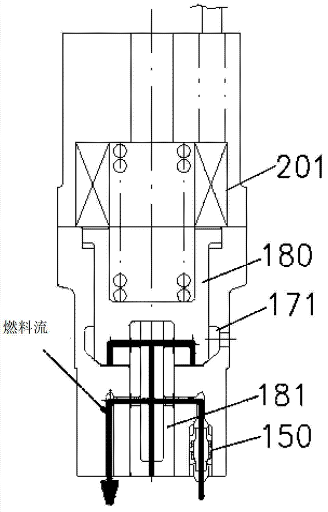Two-stage fuel injection valve for a diesel engine, comprising a solenoid valve and a shuttle valve