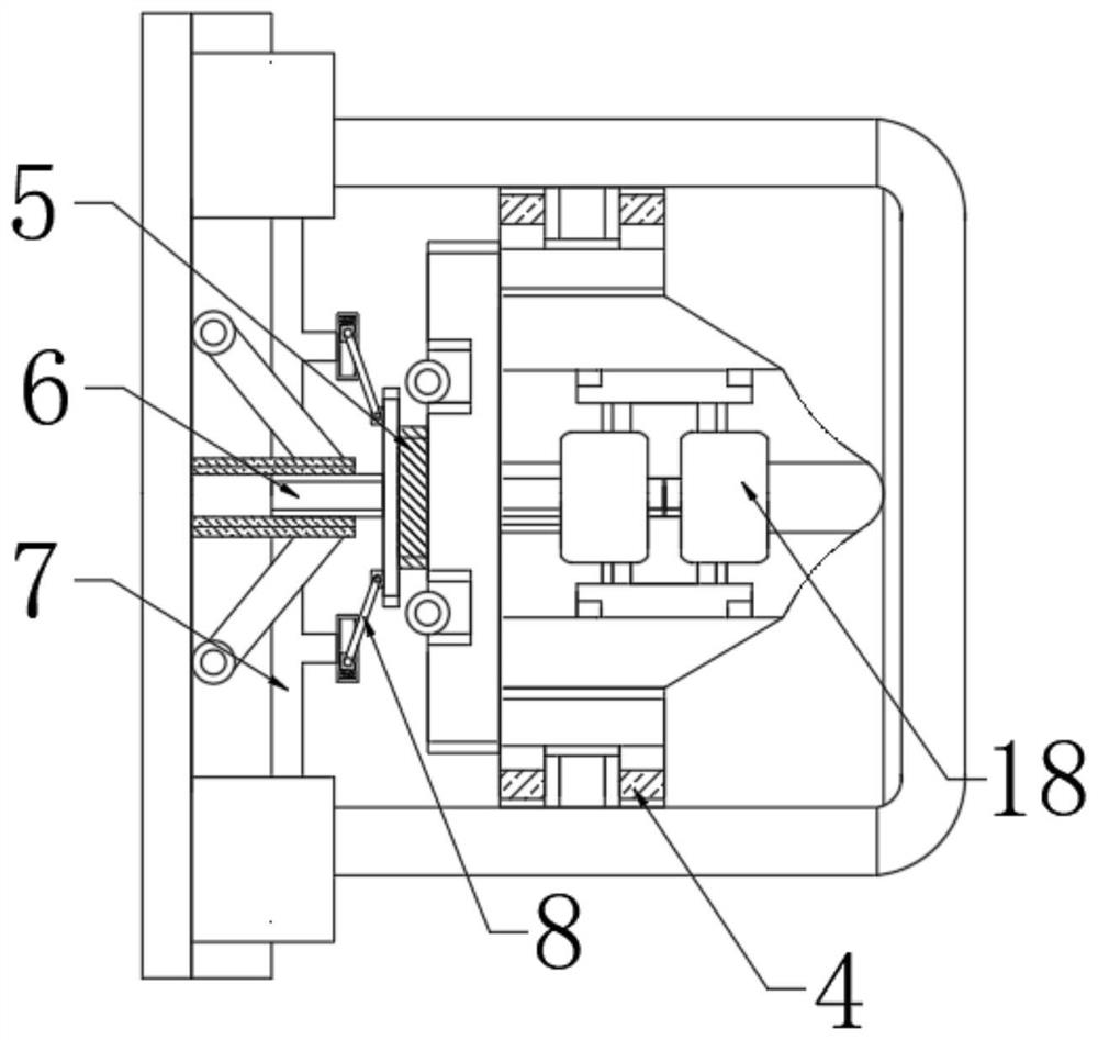 Watch self-protection and automatic cleaning device for intelligent manufacturing