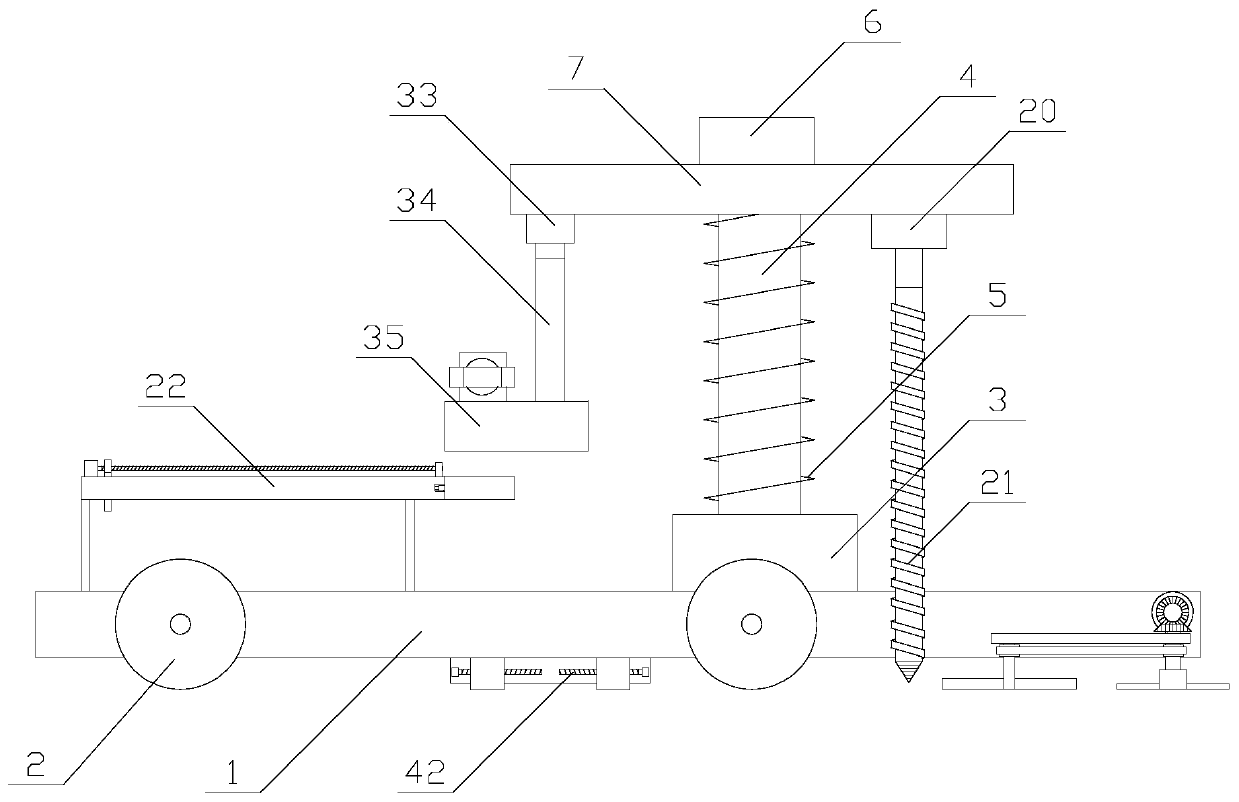 An intelligent robot with weeding function and high tree planting efficiency