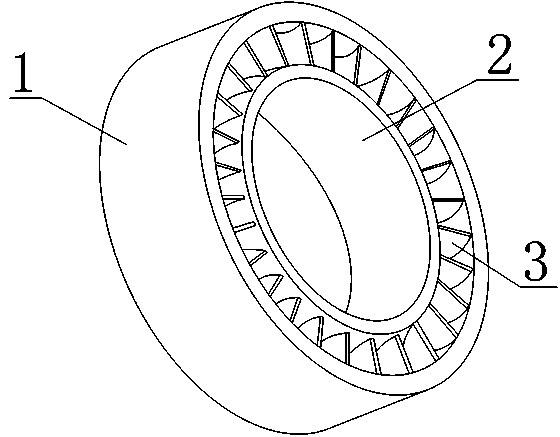 Turbine stator for turbine drill