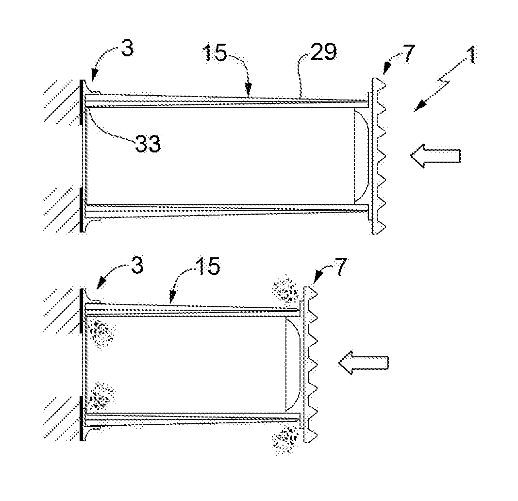 Energy-absorbing device, in particular for a rail-car