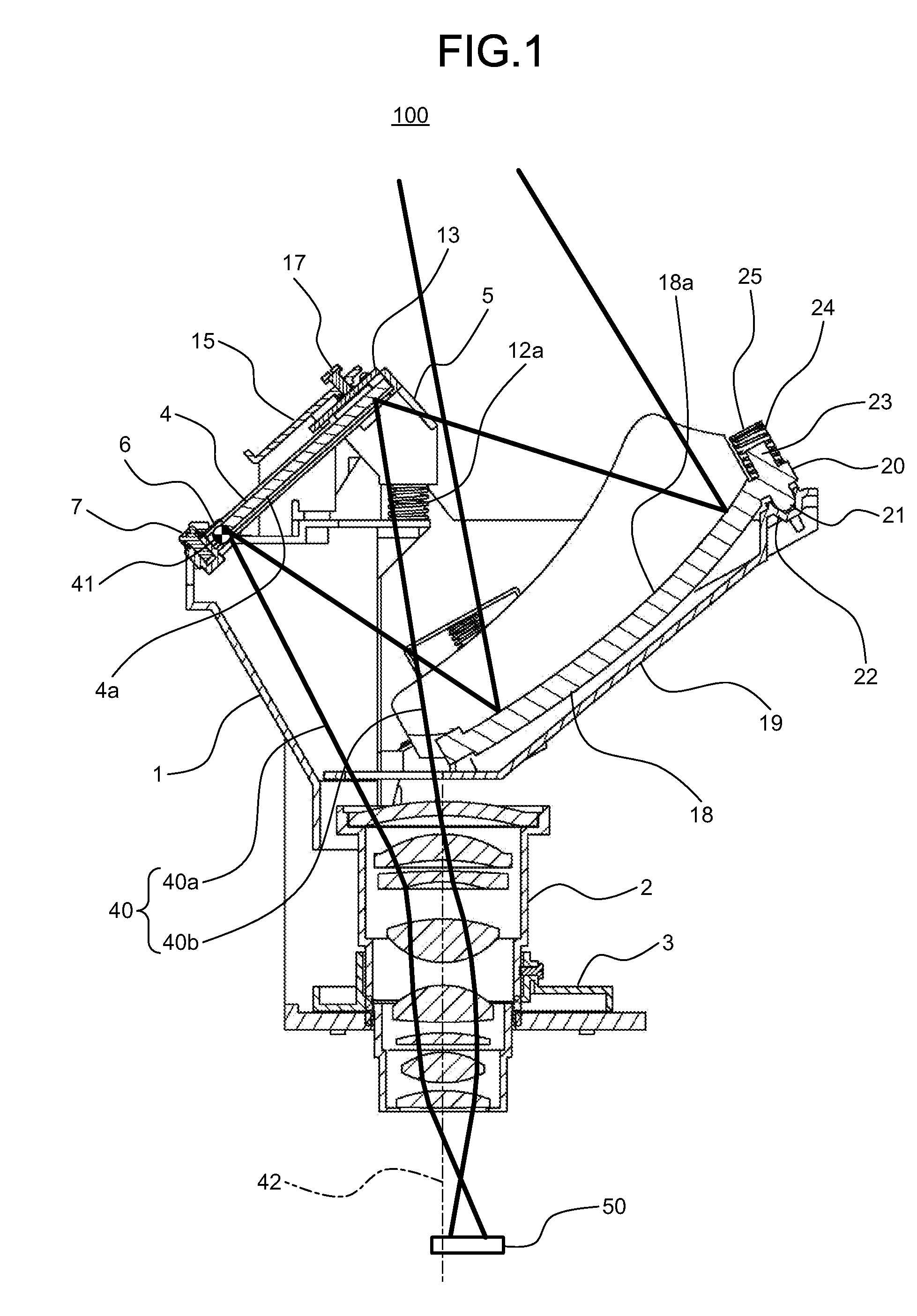 Image projection device