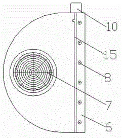 Air volume regulating device of air assisted sprayer