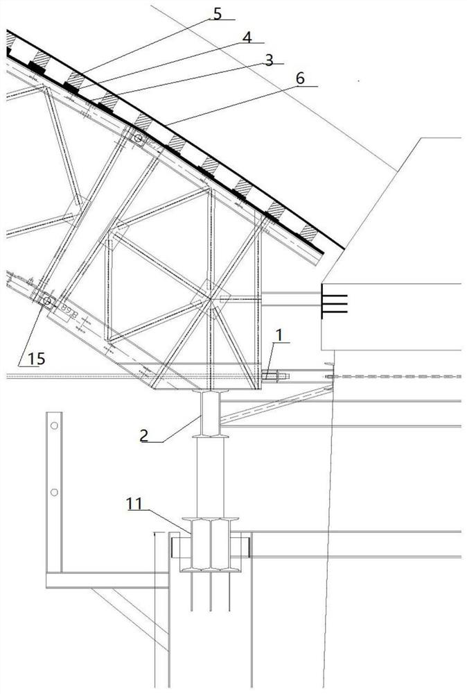A kind of steel arch construction method