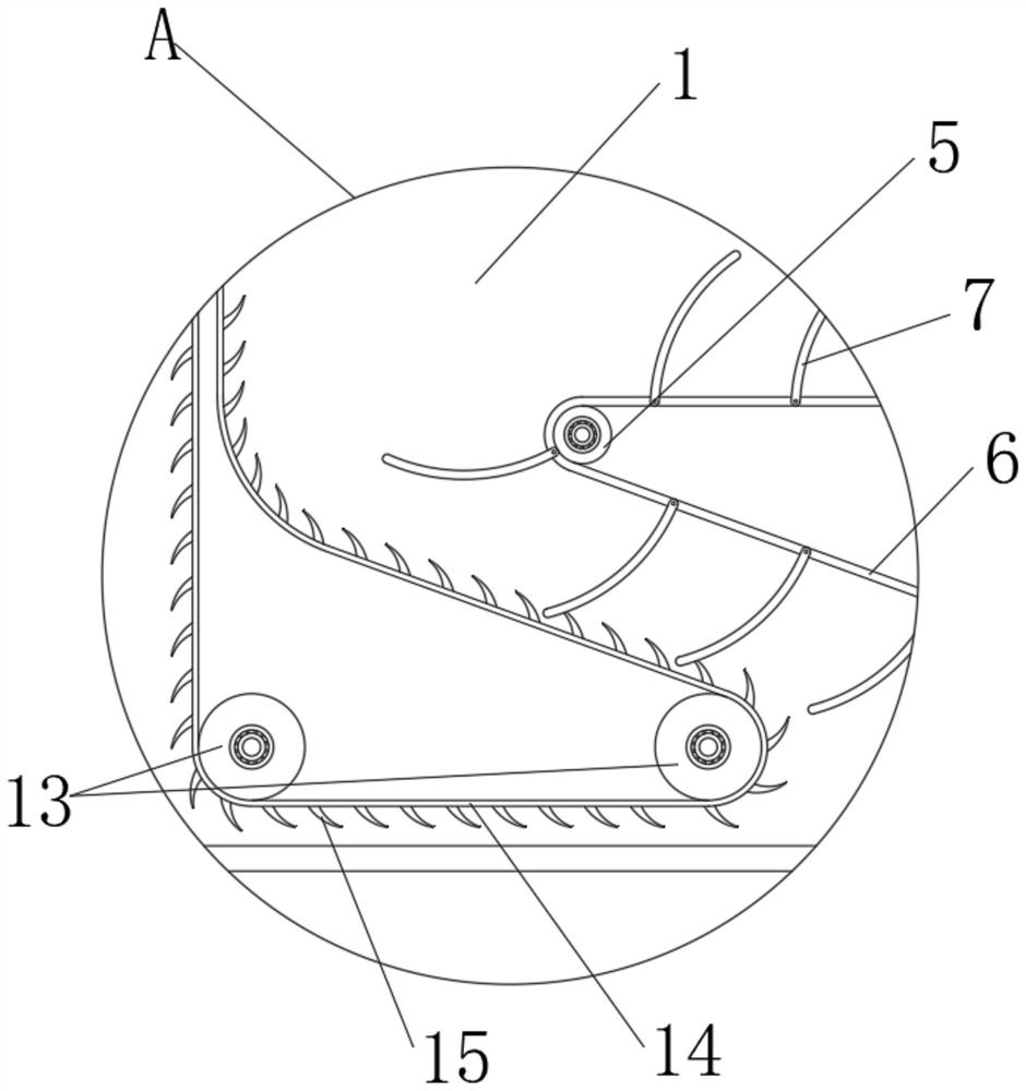 A kind of forage grass processing device for animal husbandry breeding