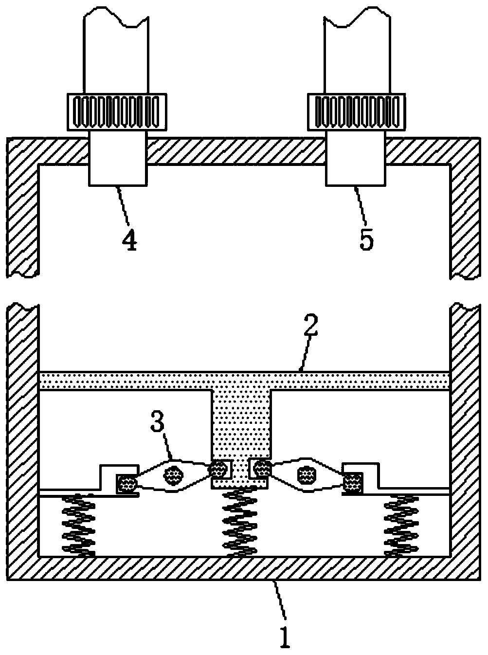 Pesticide mixing device capable of quantitatively adding water based on gravity change