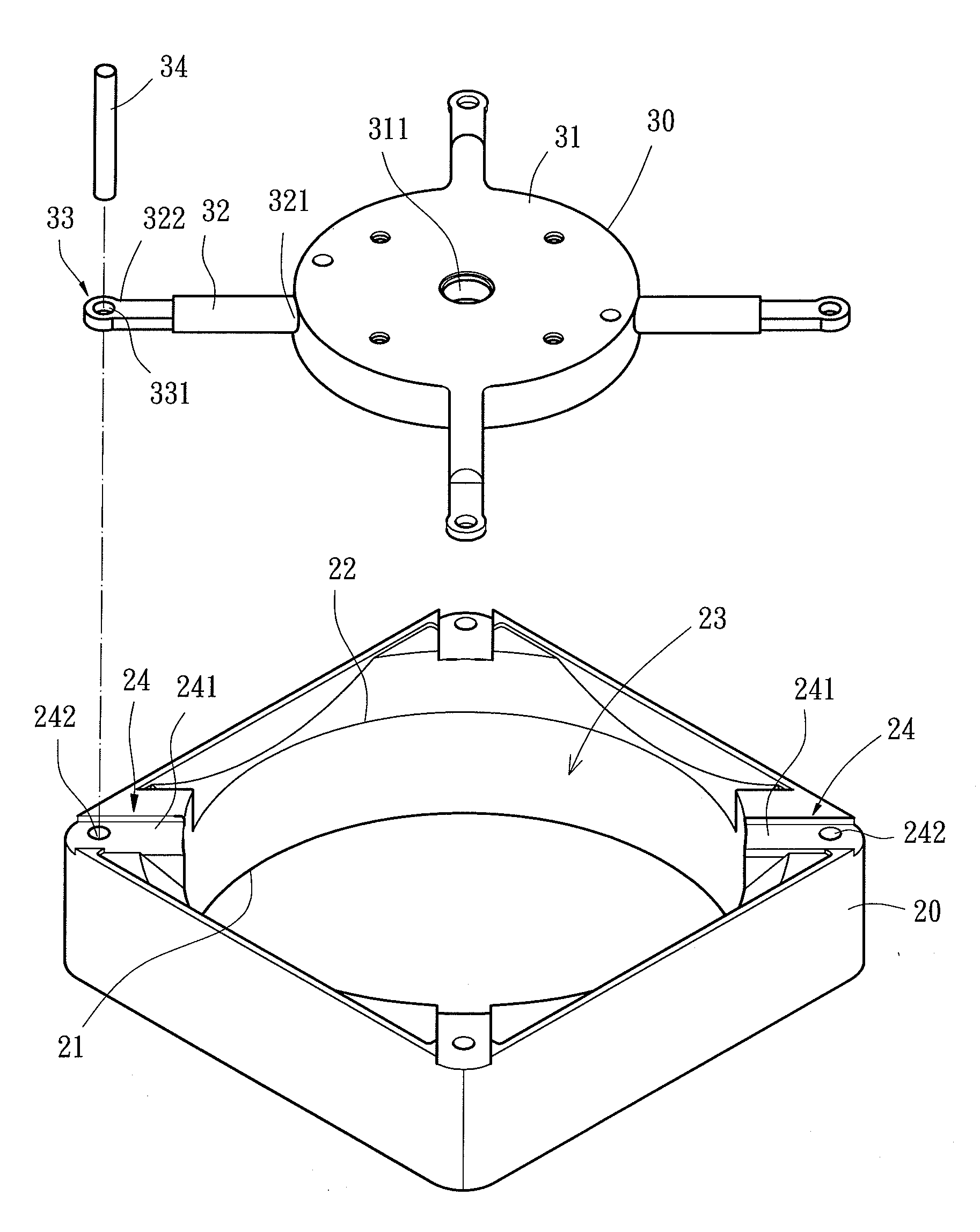 Fan Frame Structure