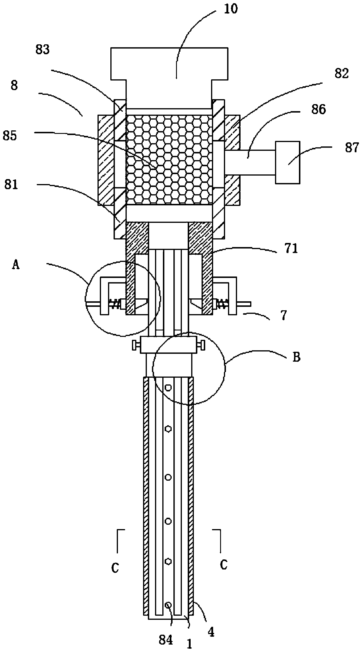 Inner reamer and machining method of water pump circulating pipe