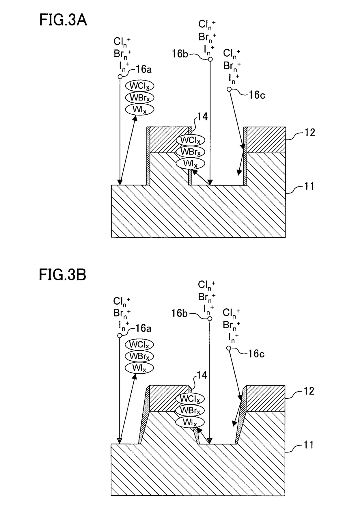 Dry etching method, fine structure formation method, mold and mold fabrication method