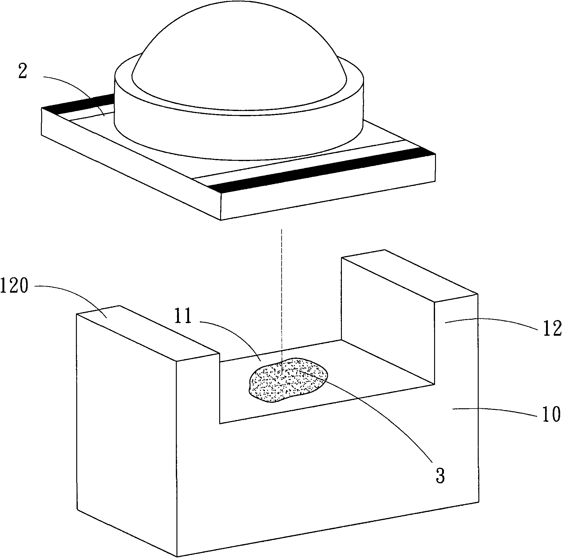 LED heat conducting seat and manufacture procedure thereof