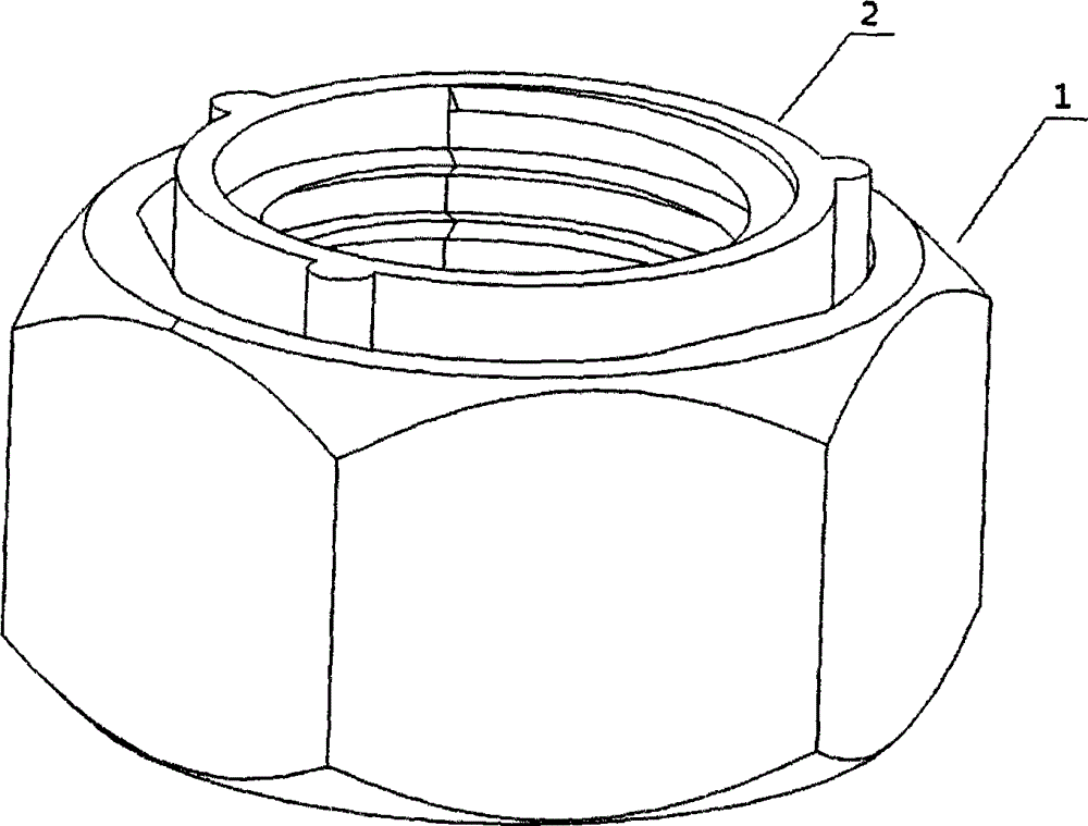 Burglarproof nut and manufacturing method thereof