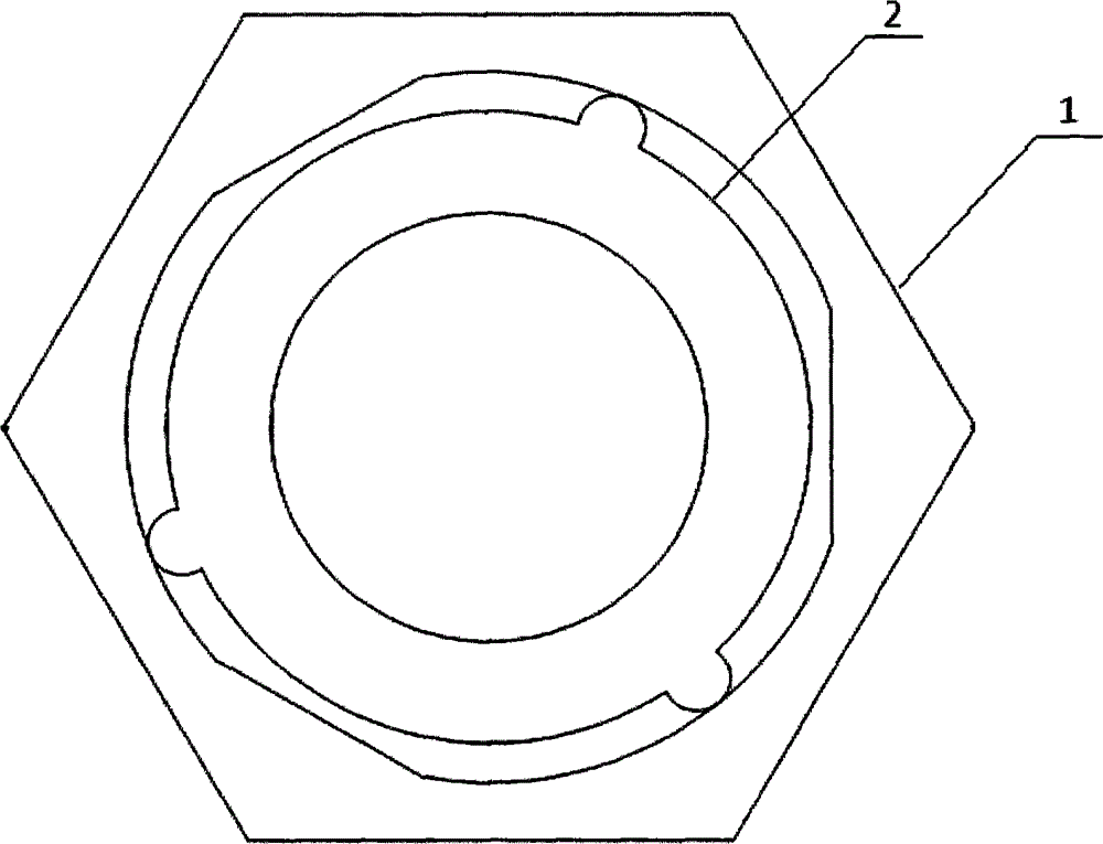 Burglarproof nut and manufacturing method thereof