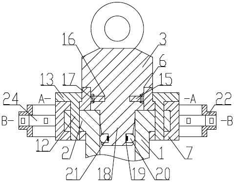 A supporting device for transporting a Christmas tree group