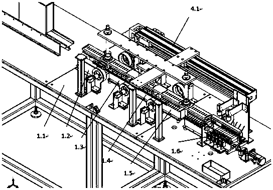 An automatic detection line and method for 18650 lithium battery