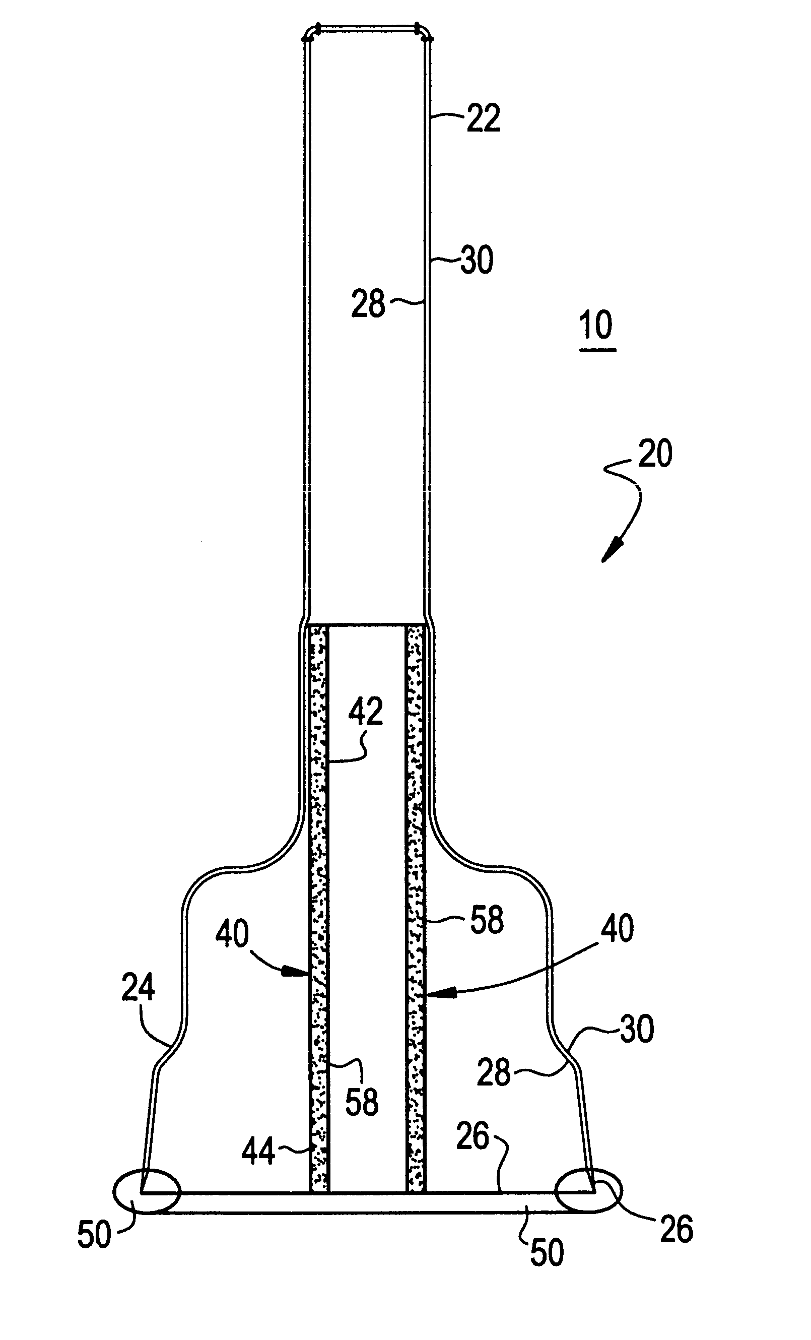 Electrode assembly and discharge lamp comprising the same