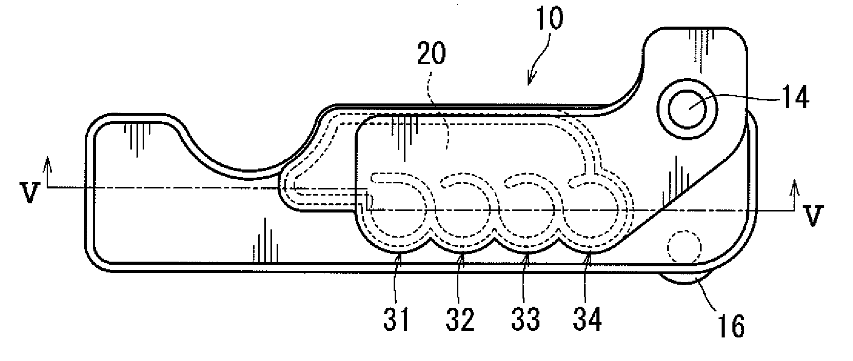 Oil separator for blow-by gas