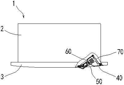 A human body sensor installation device and an air conditioner