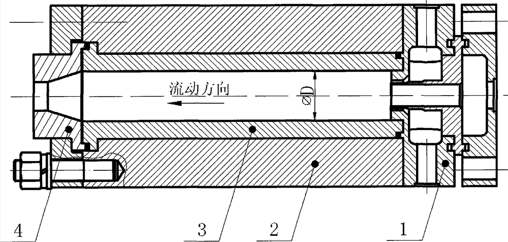 Low-cost inside diameter-variable combustion chamber and design and test method thereof