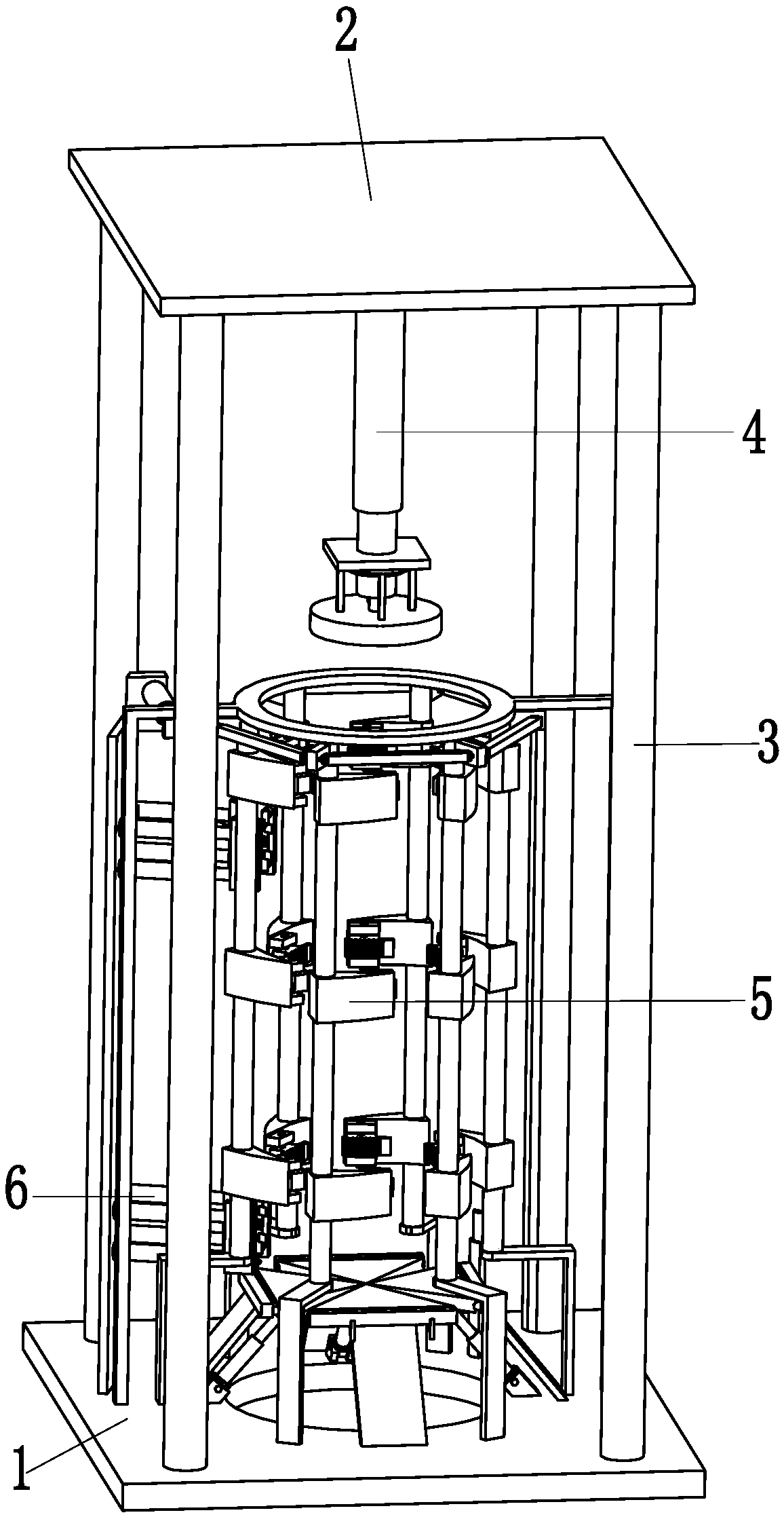 Waste battery recovering workbench