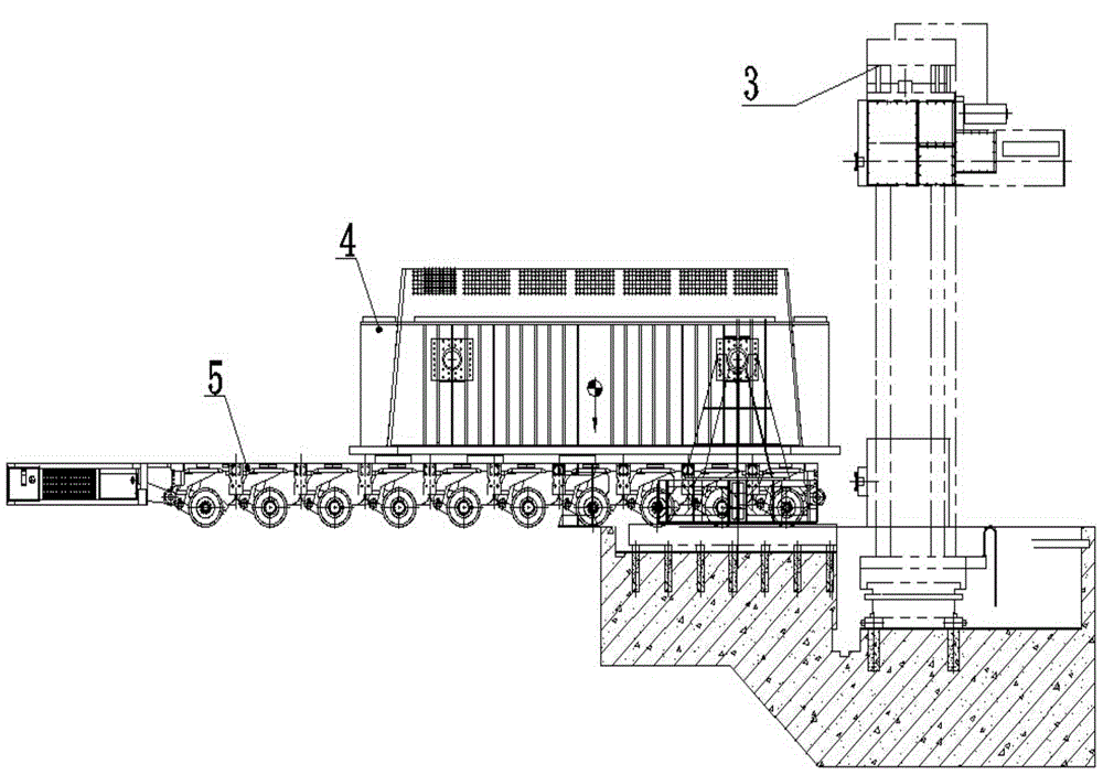 Method for turning over heavy bridge girder steel tower section