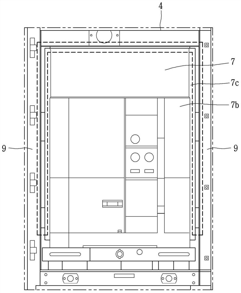 Arc discharge system for distribution box