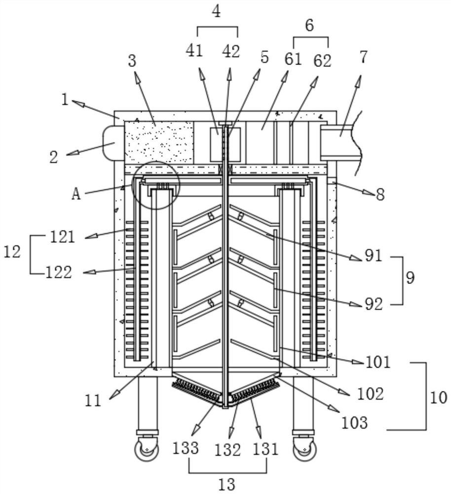 Ventilation equipment for subway construction