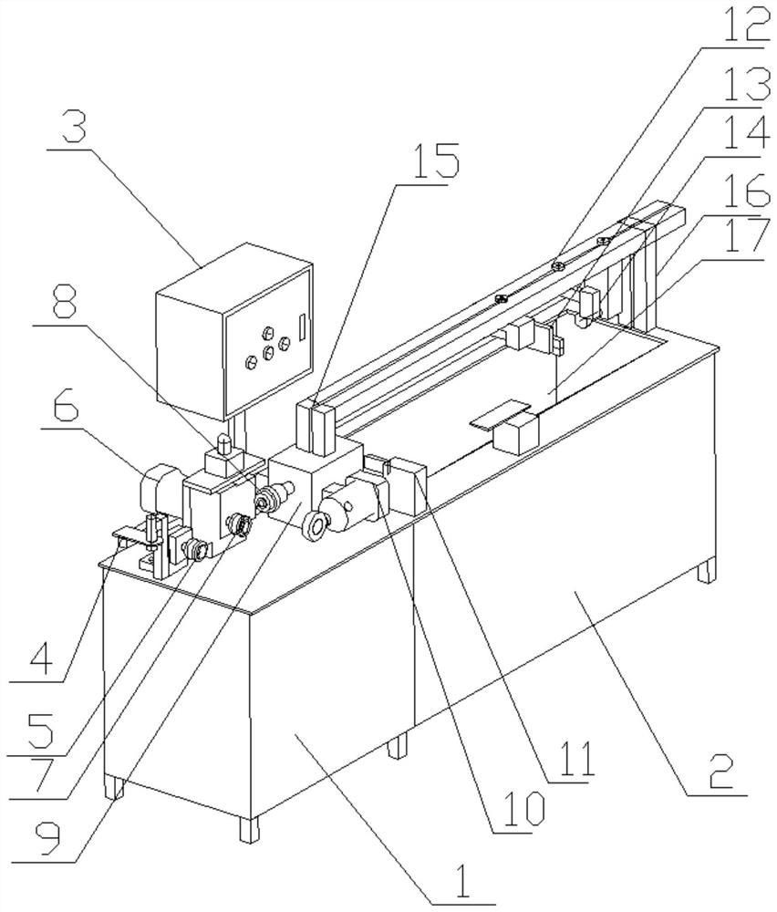 Integrated pipe cutting machine and using method thereof