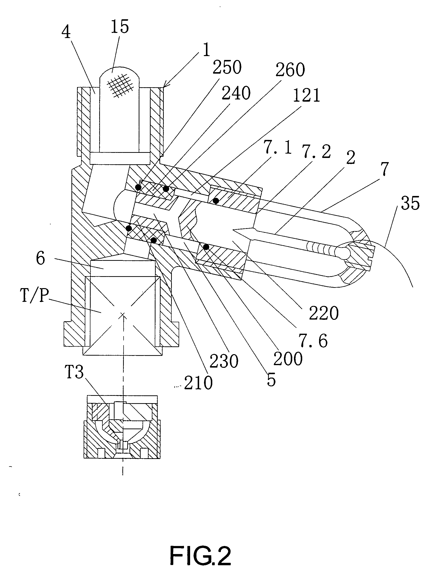 Spary device and operation method thereof