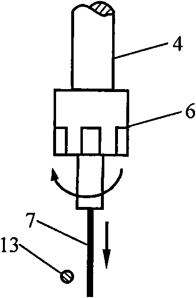 Online preparing system and method for electrochemical grinding micro tool for line electrode