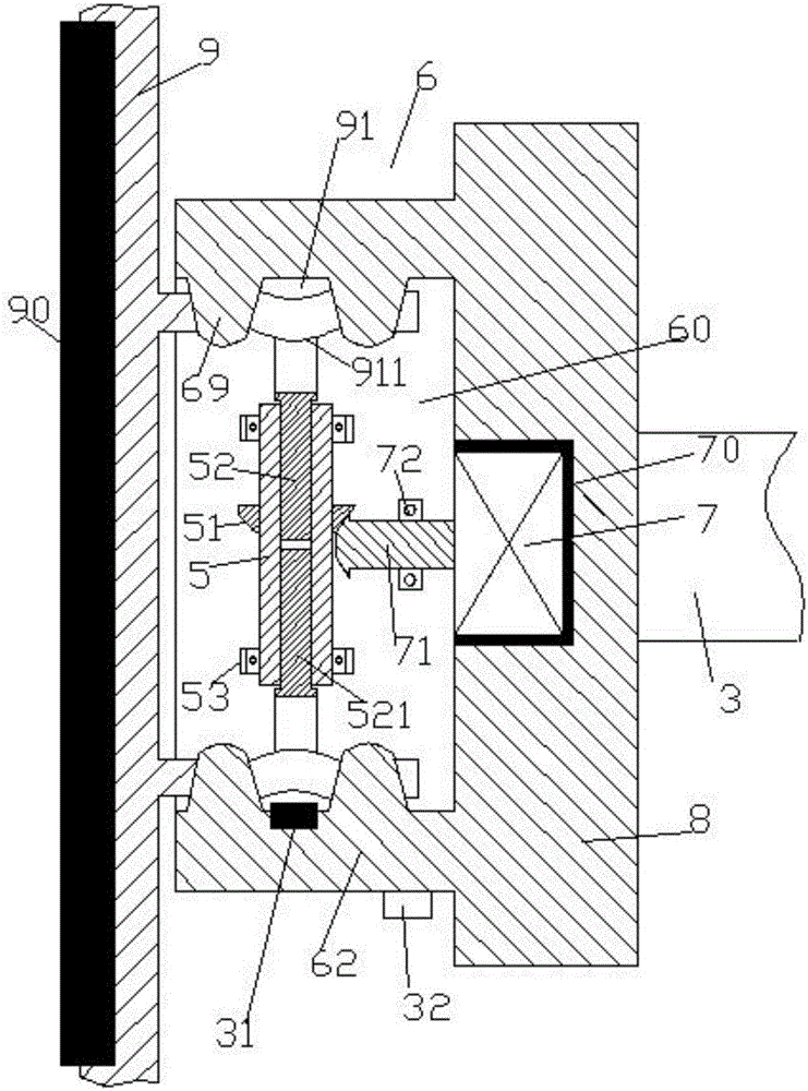 Cleaning device for glass windows