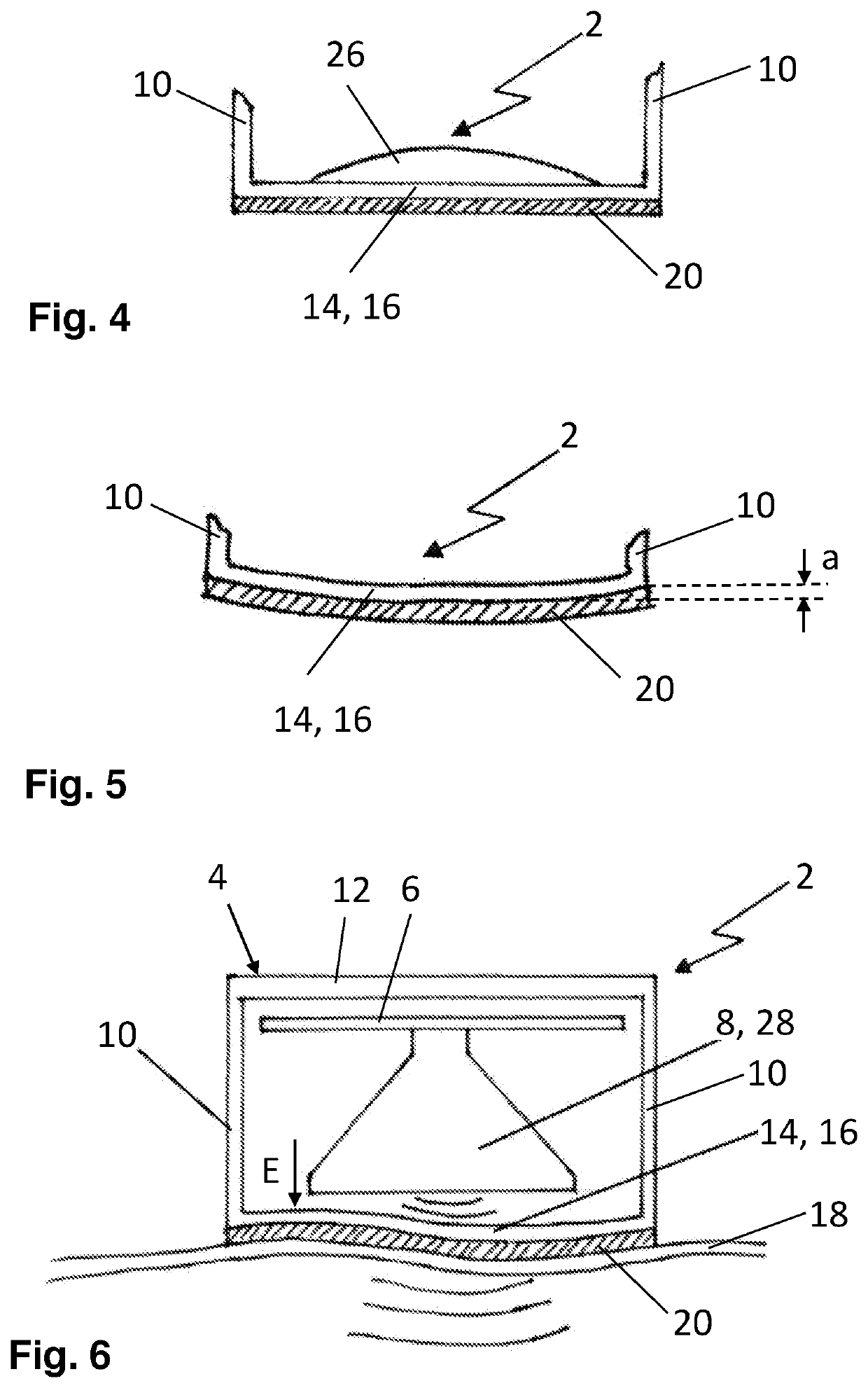 Radar measurement device and arrangement of a radar measurement device on a container