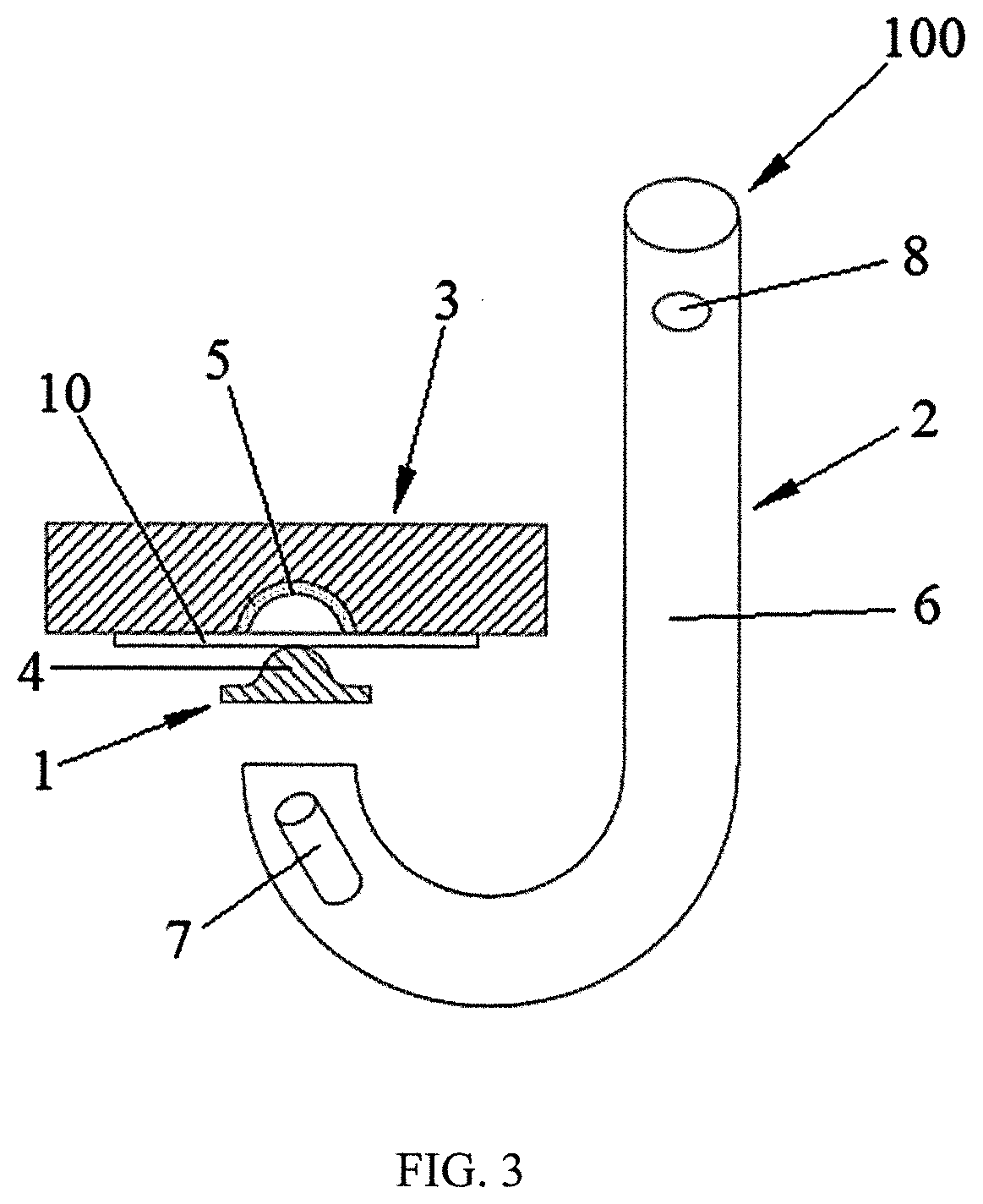 Impact forming device and method for local small features on metal thin-walled curved-surface part