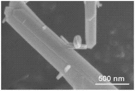 Controllable preparation method for high-power ultrasound-assisted nanoscale plate-shaped Fe3O4