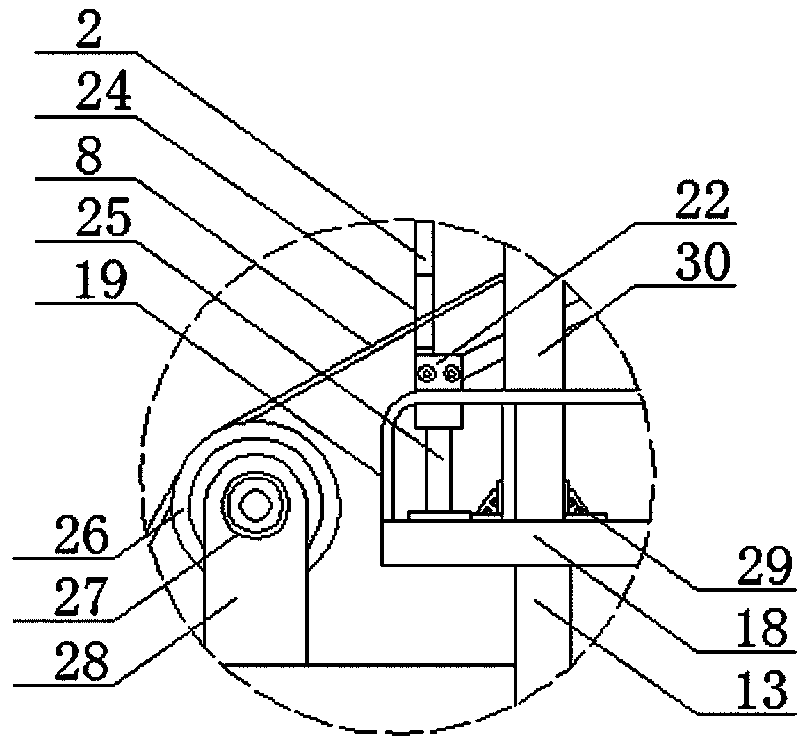 Oven for producing thin carbon felt and production method thereof