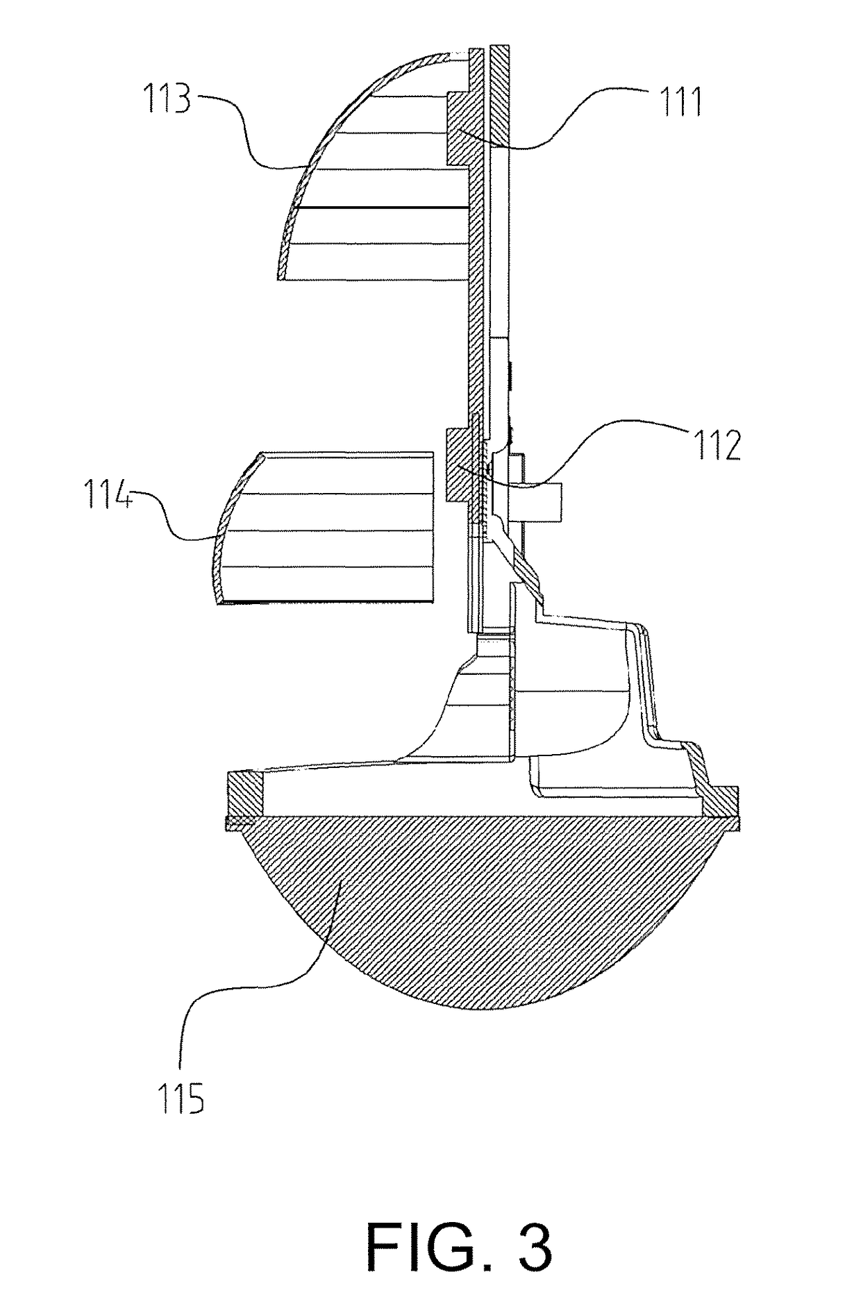 Adaptive LED multi-module headlamp with integrated dipped beam and high beam