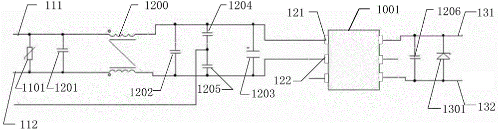 Analog quantity input board card and analog quantity acquisition method