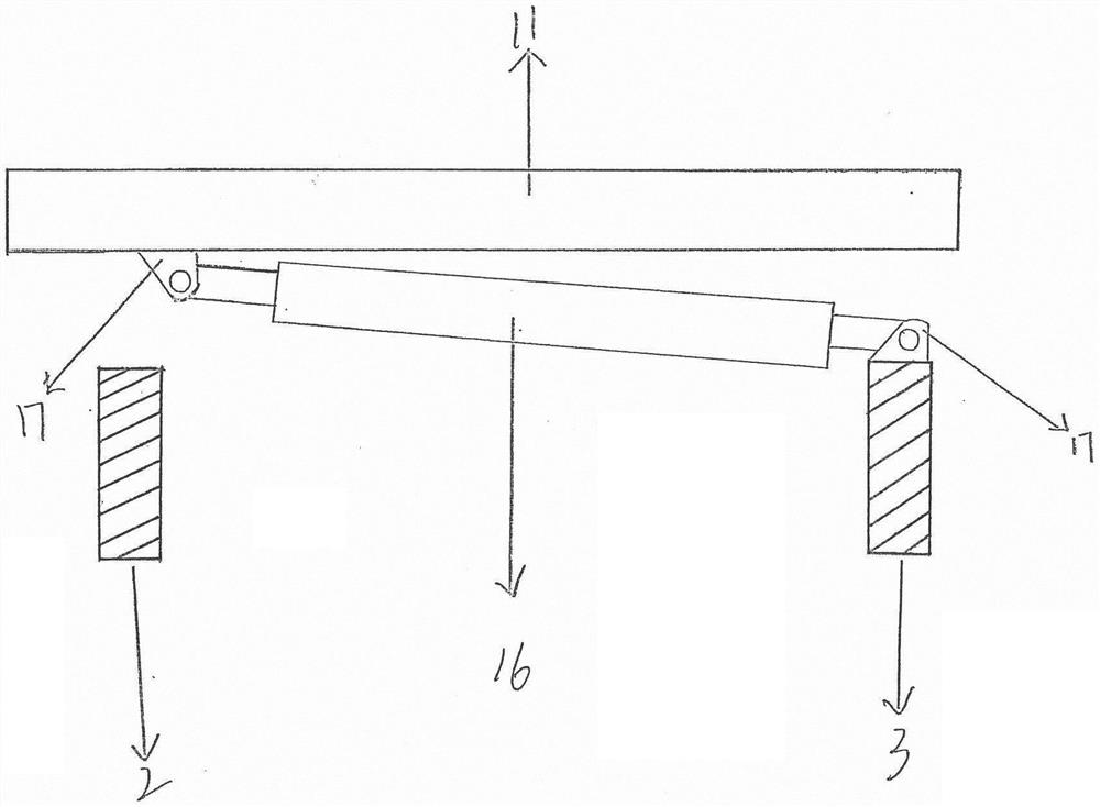 Lifting vehicle body, wheels and crawler belt combined type stair climbing vehicle