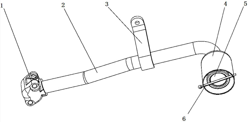 Novel oil sucking assembly of engine