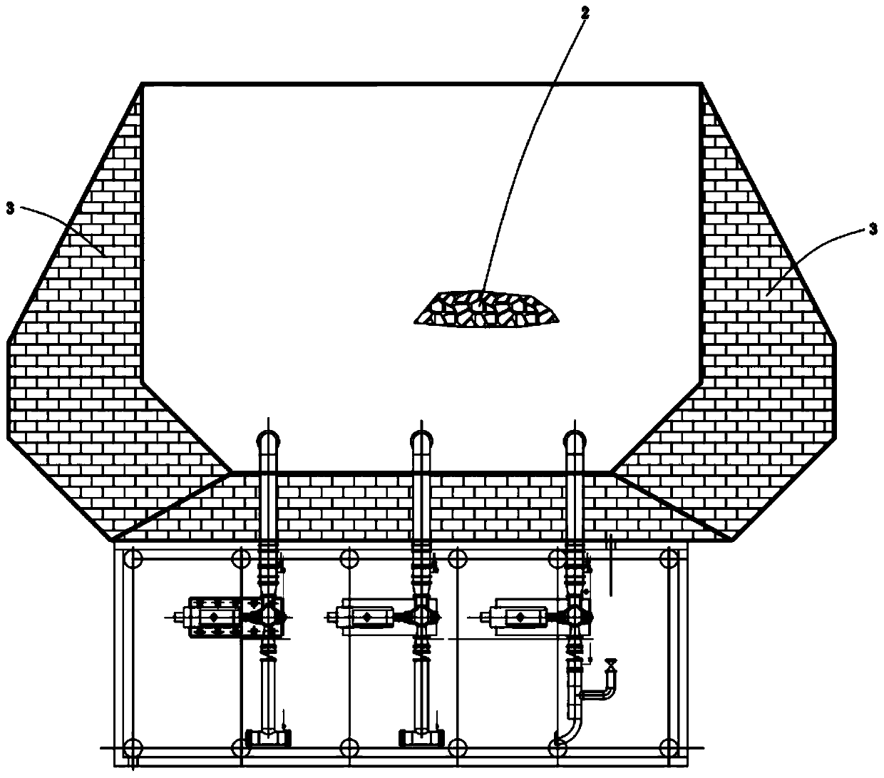 Treatment method of pump pit, and pump pit