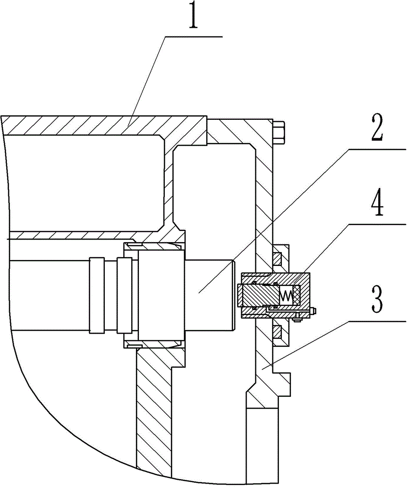 Axial limiting structure for cam shaft