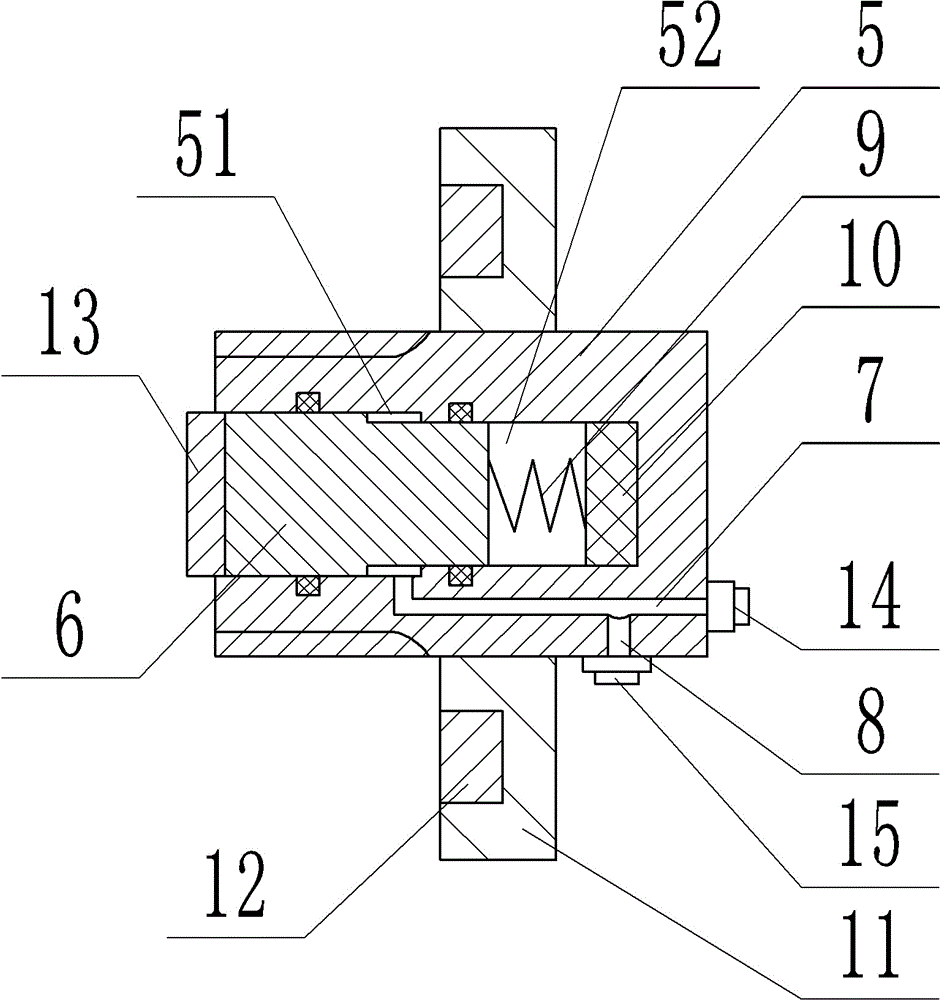 Axial limiting structure for cam shaft