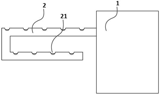 A waste gas treatment system used in electroplating process and its working method