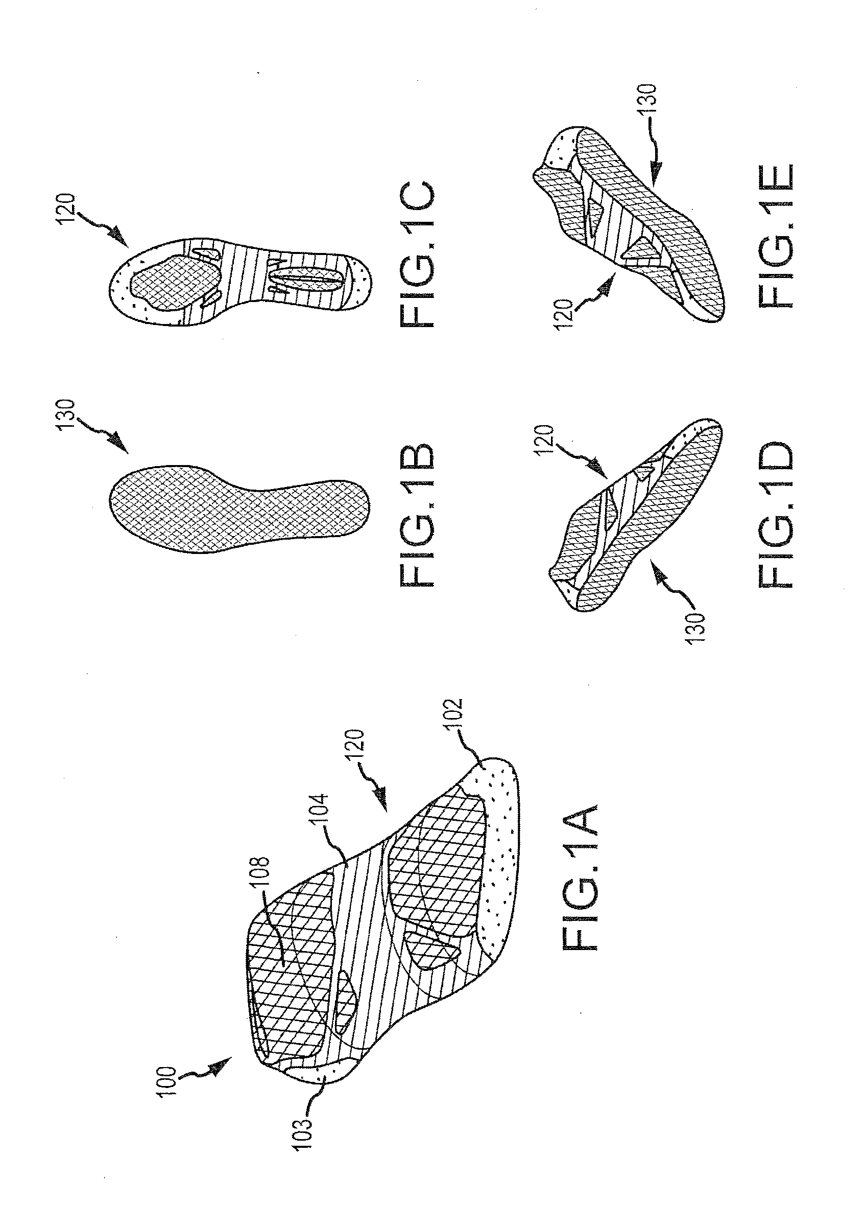 Seamless upper for footwear and method for making the same