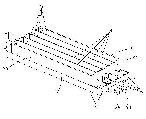 Safety-increasing glue irrigating driving box and a lamp using the same