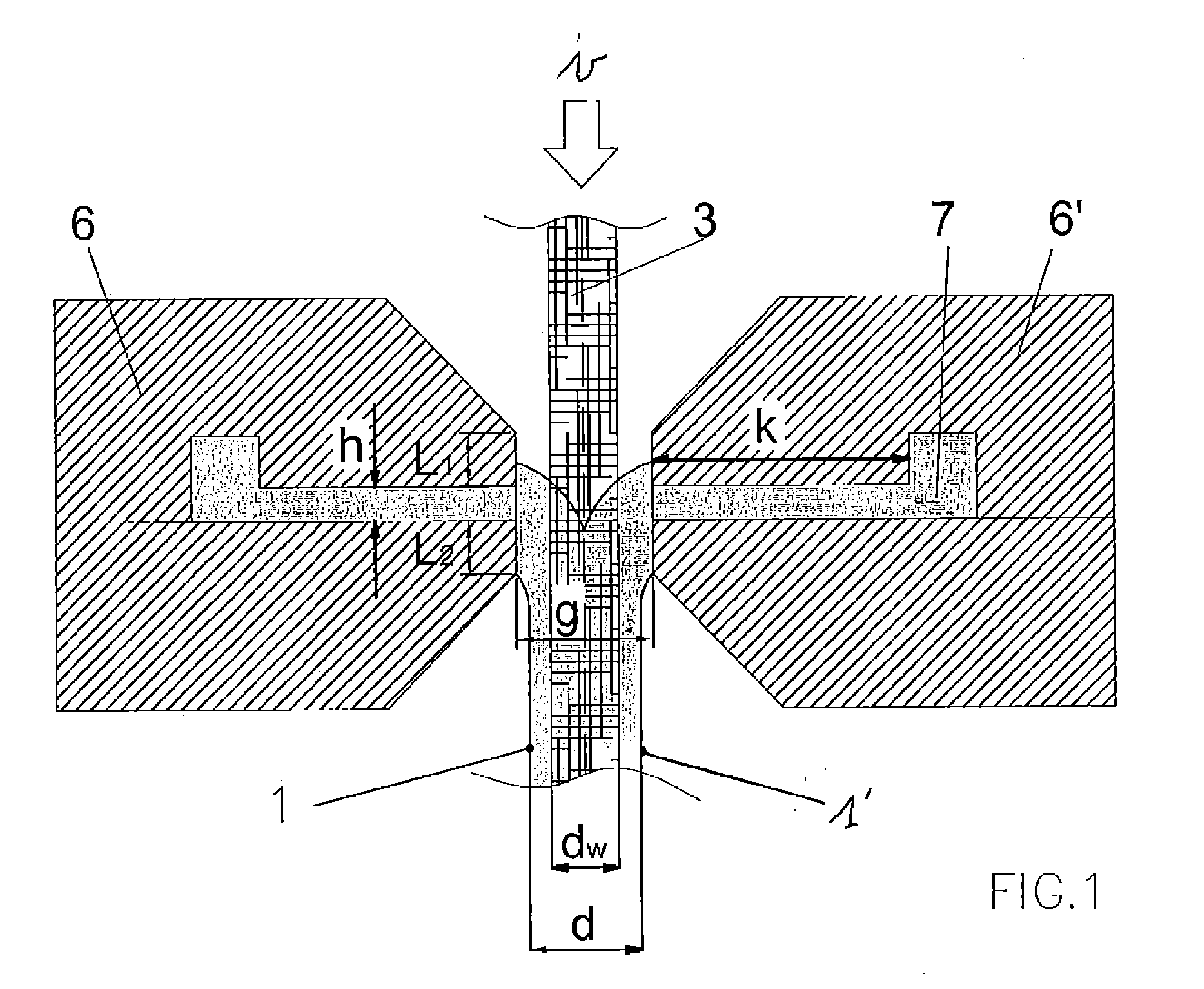 Apparatus and process for producing an ion-permeable web-reinforced separator and separator obtainable therewith