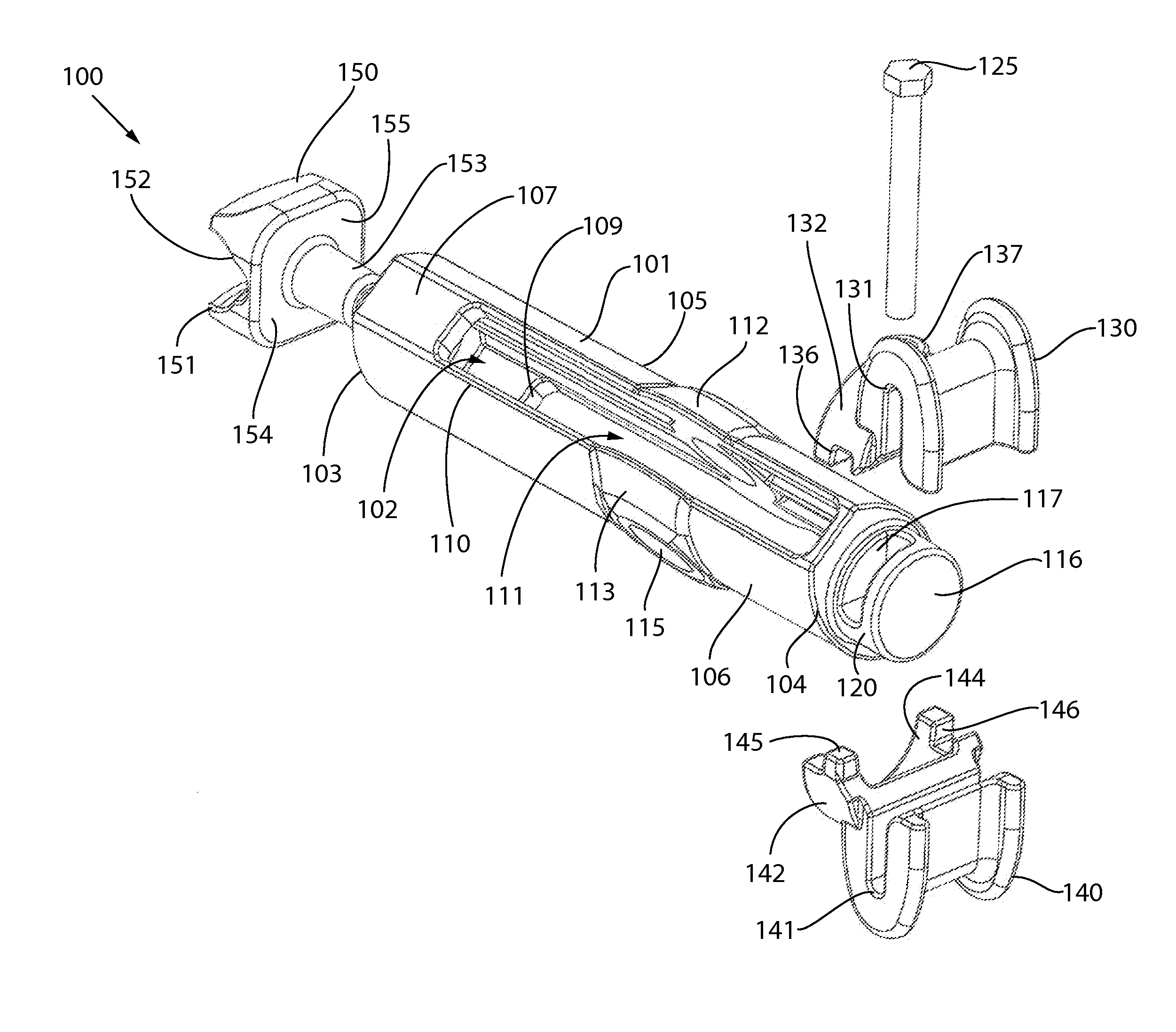 Universal brake beam strut