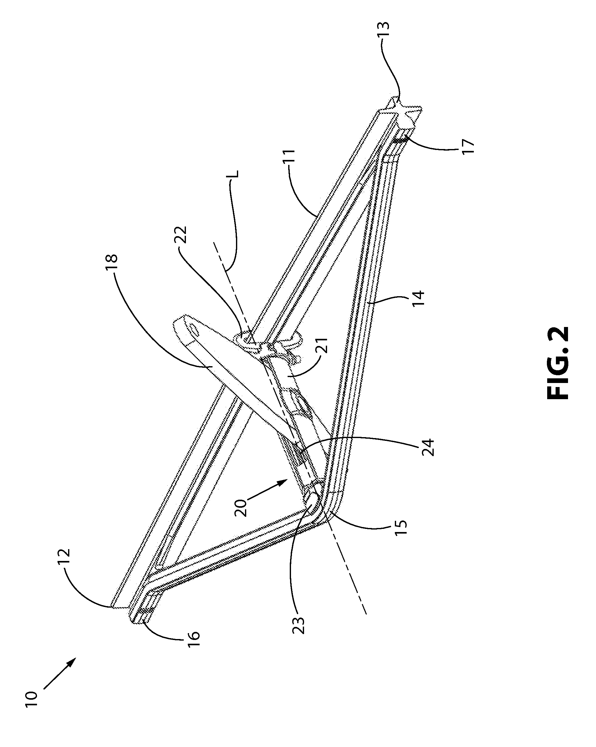 Universal brake beam strut