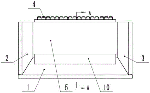 Self-sinking filter residue device of slag extractor