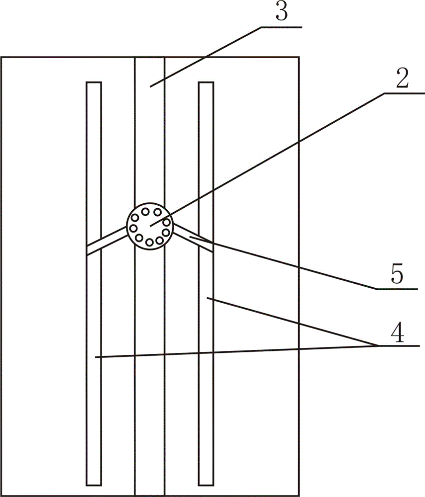 Internal routing inspection device for enclosed switchgear cubicle